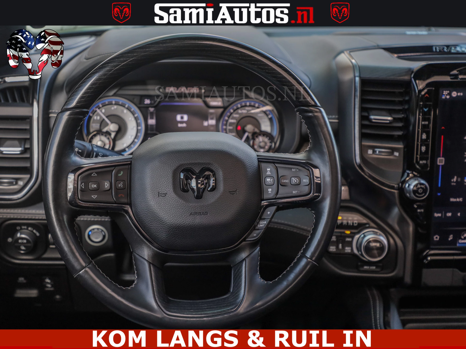 Dodge Ram Pick-Up 2023 - COBRA HULK PACK | 5.7 V8 402 PK | LIMITED EDITION | HUD | LUCHTVERING | BOM VOL | zdjęcie 27