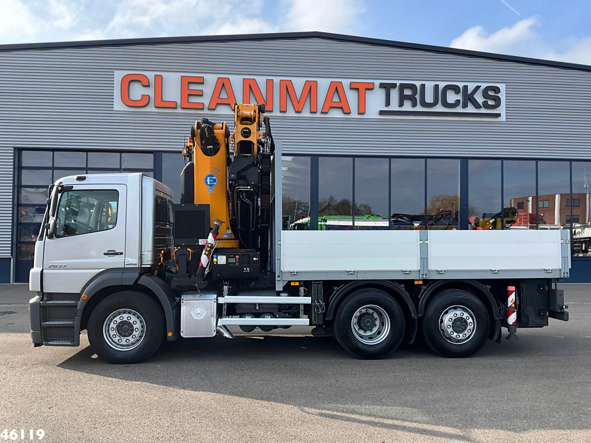 Mercedes-Benz Axor 2633 Effer 52 Tonmeter laadkraan + Fly-Jib Just 38.851 km! 2013 afbeelding 10