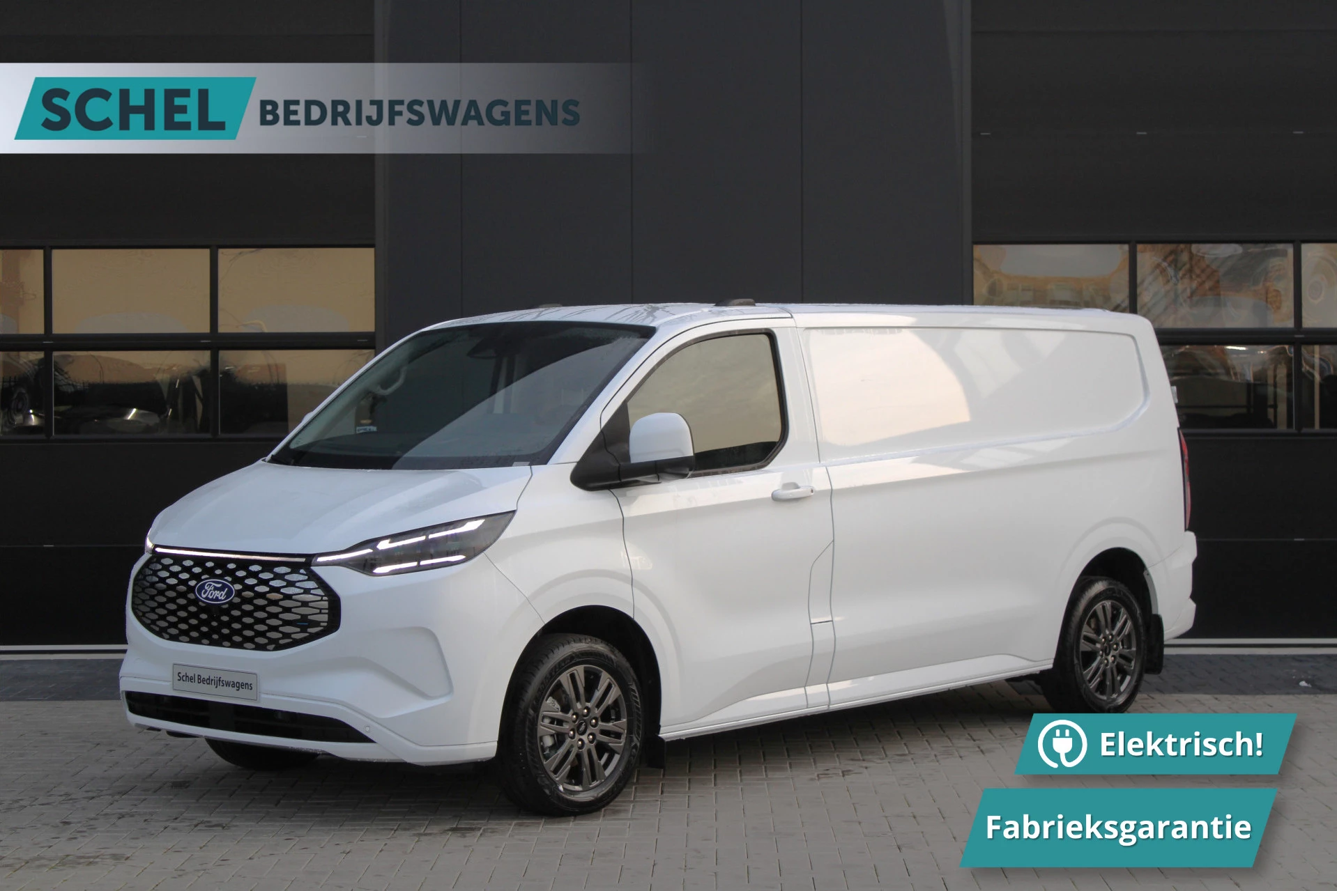 Ford E-Transit Custom 2025 - 340 L2H1 Limited 65 kWh 218pk - LED - 360 Camera - B&O - ACC - Navi - Stoel/Stuurverwarming - Rijklaar afbeelding 1