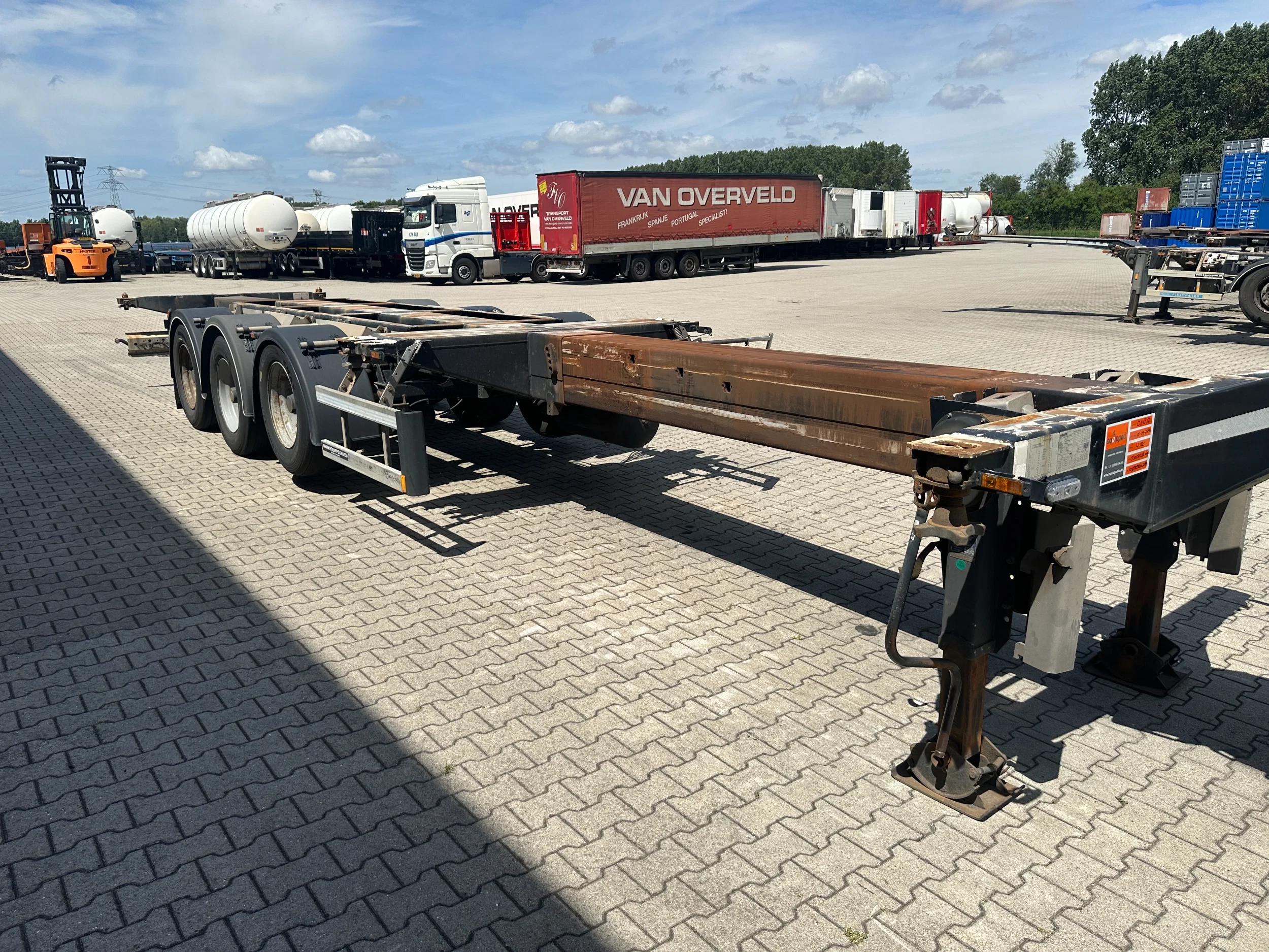 D-TEC 2014 - FLEXITRAILER / 45FT HC MULTI / BPW + drumbrakes / liftaxle / NL / APK 09-2026 afbeelding 36