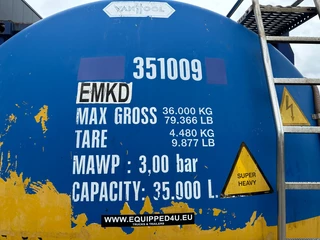 Van Hool N/A 2003 - 35.000L / 1-comp. / 20FT swapbody / T7 / EMKD / ADR 5Y + CSC-inspection: 05/2027 image 13
