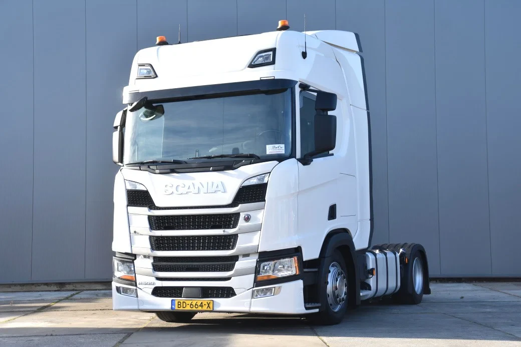 Scania R 2022 - R500 NGS 4x2EB - MEGA - EURO 6 E - RETARDER - FULL AIR - LIFTING FIFTH WHEEL - PARK. AIRCO - LEATHER SEATS - 2 x FUEL TANKS - GOOD CONDITION - afbeelding 1