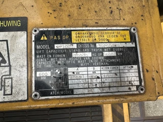 Caterpillar DP100 2002 - VORKVERSTELLERS +SIDE SHIFT obrazek 12