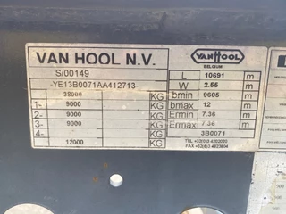 Van Hool N/A 2011 - Container Chassis / 40-45 FT / BPW immagine 9