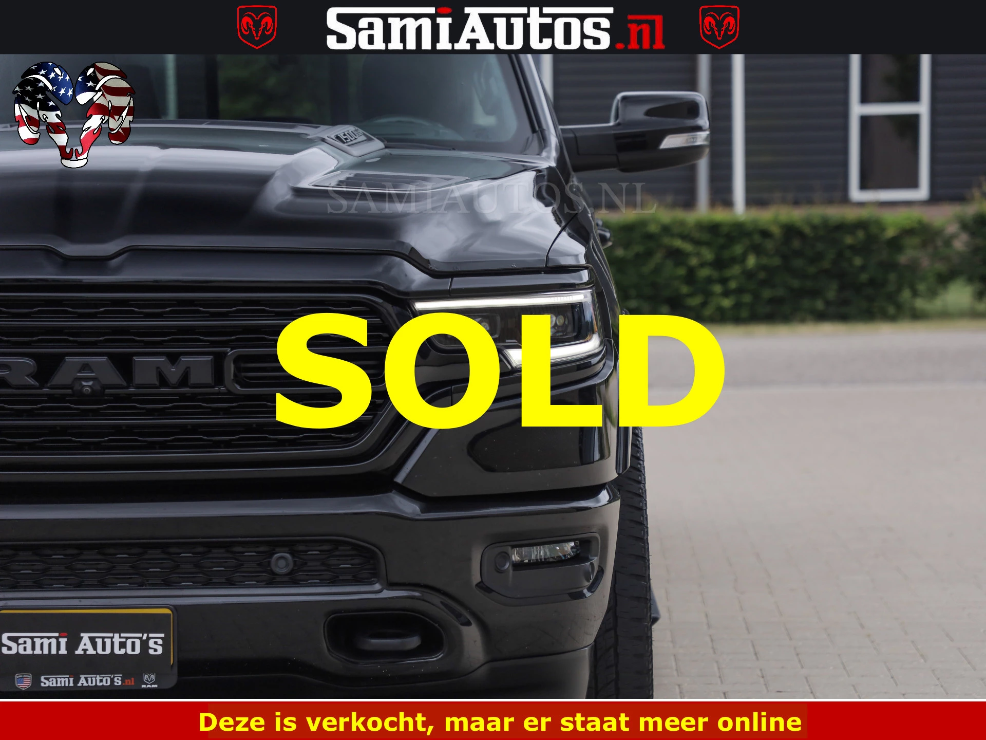 Dodge Ram 1500 2022 - LIMITED NIGHT | BOM VOL | HUD | MWK | LUCHTVERING | PANODAK | afbeelding 13