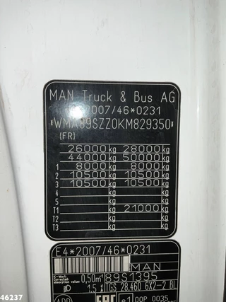 MAN TGS 2019 - 28.460 Euro 6 Marrel 20 Ton haakarmsysteem obrazek 21