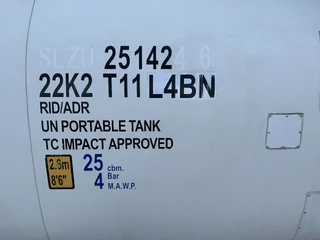 CIMC tankcontainers N/A 2017 - 20FT ISO / 25.010L / L4BN / 22K2 / T11 / steam heating / bottom discharge / 2.5Y-TEST/CSC: 07/2027 imagem 14