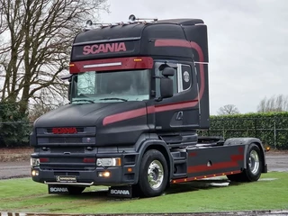 Scania T 2002 - T164-580 V8 Topline 4x2 - Original Torpedo/Hauber - Retarder - 4.70 WB - PTO/Hydraulic - Light bar - Leather seats obrazek 4