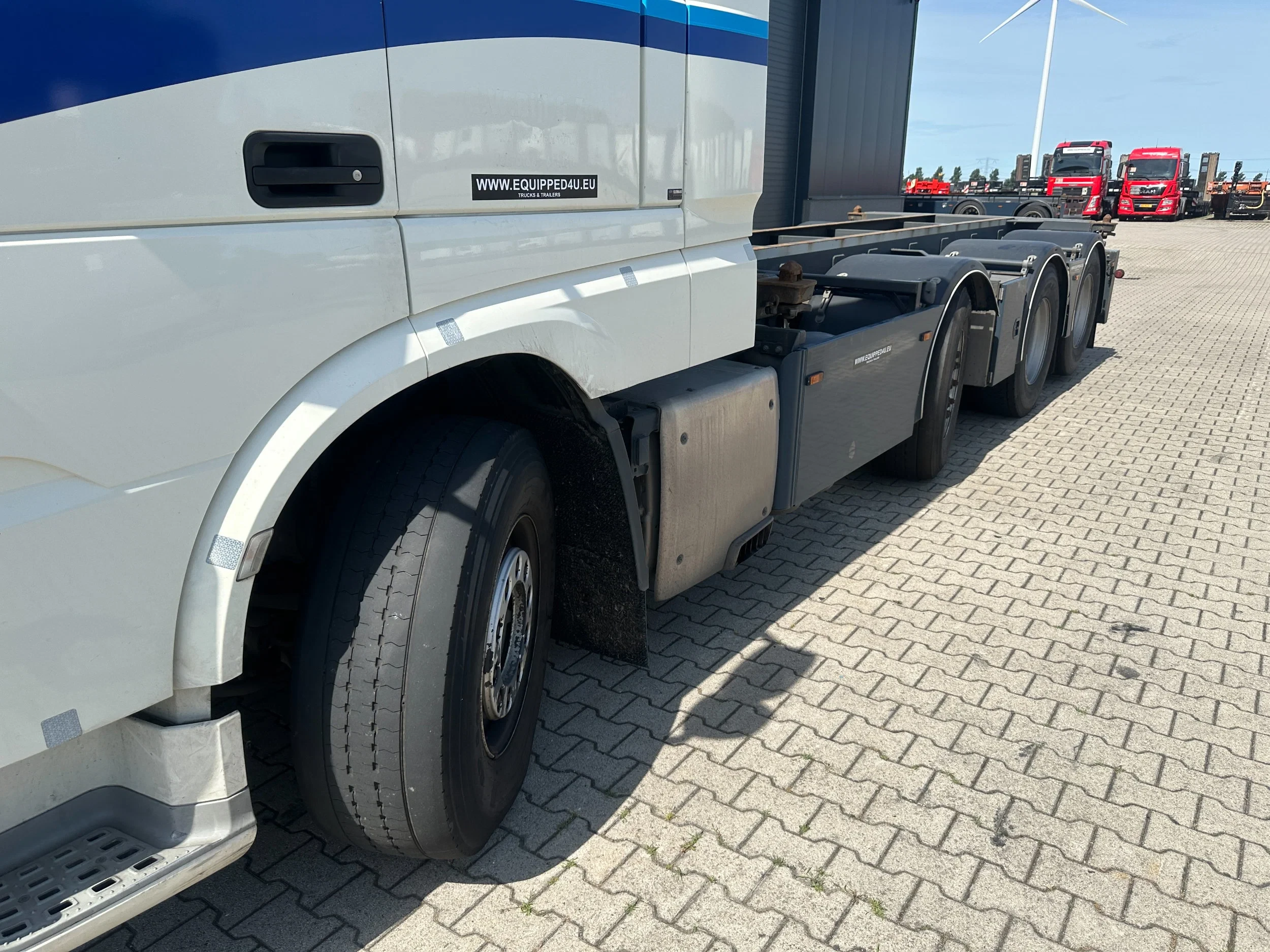 DAF XF480 2022 - XF 480 8x2 SC BDF / 10T frontaxle / EURO VI D / 365.000 km / NL-truck / APK: 03-2027 afbeelding 9