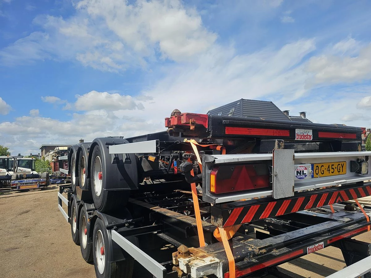 Groenewegen 45.07 CC-12-27 / 45 FT AND 40 FT CHASSIS BPW DISC. APK/TUV. 15-02-2027. PRIJS PER STUK. 2000 afbeelding 5