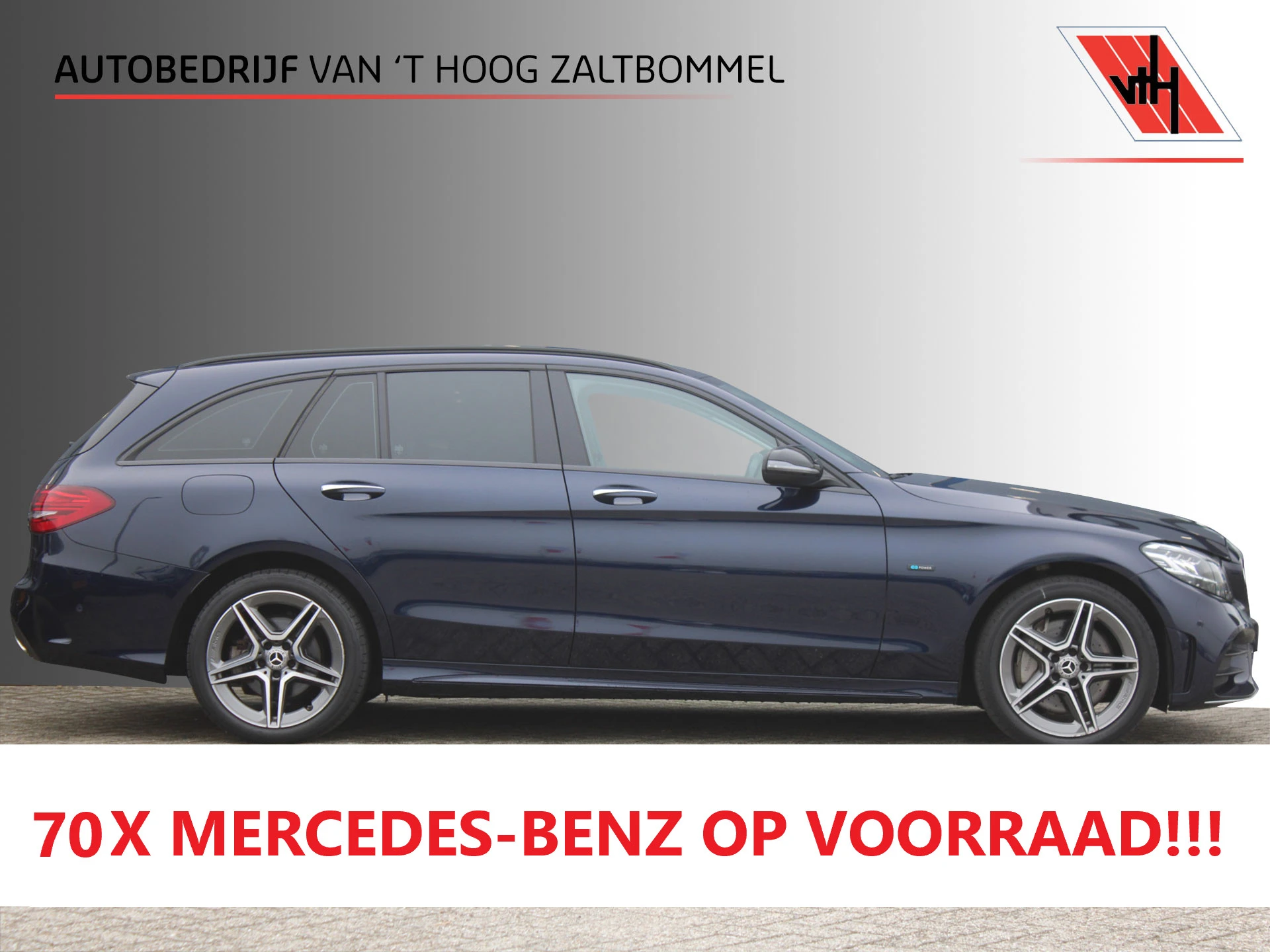 Mercedes-Benz C-Klasse 2020 - Estate 300e AMG Line NIGHT PAKKET KEY-LESS GO DAB CARPLAY afbeelding 1