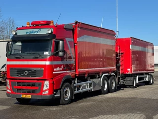 Volvo FH 2013 - 460 Side Tipper with Crane + Trailer imagen 3