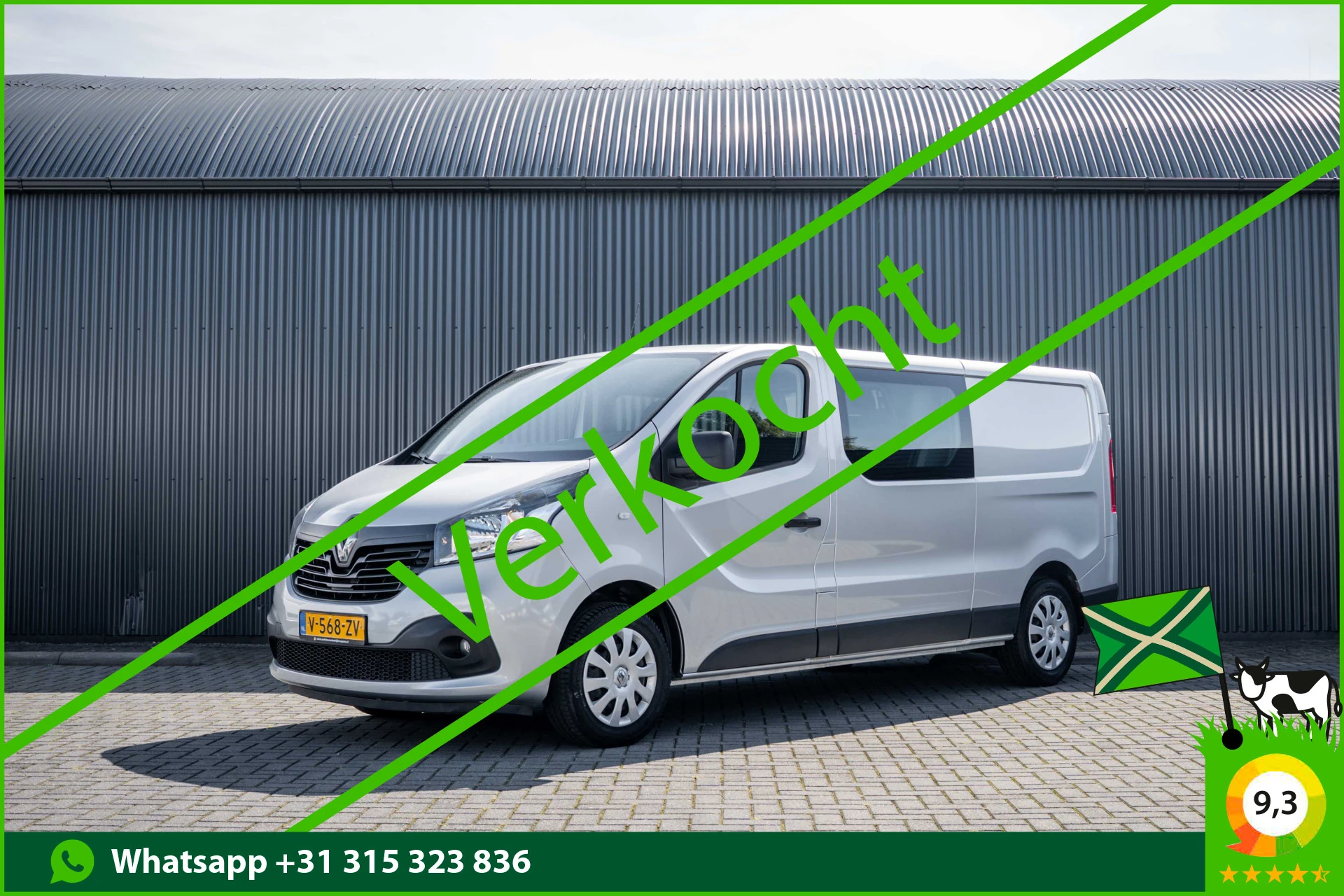 Renault Trafic 2019 - 1.6 dCi 125PK L2H1 | DC 5-Zits | Camera | Cruise | Airco | Trekhaak afbeelding 1