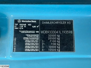 Mercedes-Benz Actros 2007 - 3236 8x4, Euro 4, 8m³, Steel springs, Remote imagen 7