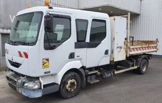 Renault Midlum 2002 - 150 DCi , Tipper , Double cabine , 7 Seats , Manual , Spring Susp. te koop