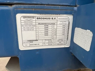 Broshuis N/A 2021 - 3 X 4AOU-58/3-15, 2014, 2016 AND 2021 4 AXLE FORCED STEERING. 3 X EXTENDABLE TOTALE 53,3 M, REMOTE CONTROL, obrazek 11