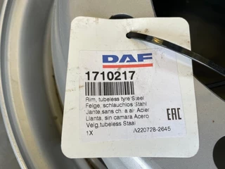 DAF N/A - 1710217 STALEN VELG 8 GAATS 19.5X7.50 (1 STUK OP VOORRAAD!!) zdjecie 4
