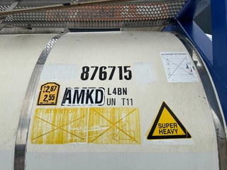 Van Hool N/A 2003 - 20FT SWAPBODY 30.900L 1-COMP / UN PORTABLE T11 / 5Y inspection: 04-2027 изображение 13