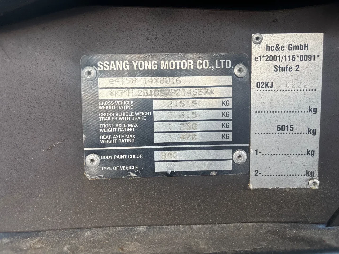 SsangYong Korando 2004 - TD 2.9 HR 4x4 Airco Cruisecontrol Trekhaak image 7