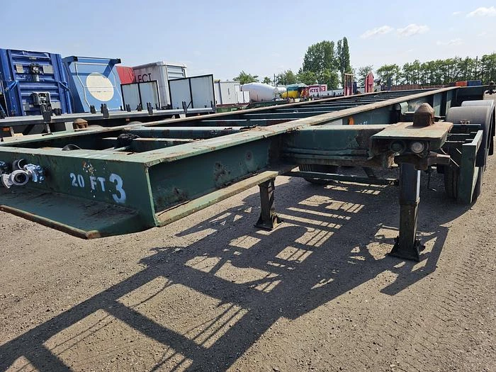 FLANDRIA 2 AXLE 20 FT CHASSIS STEEL SUSPENSION ROR DRUM 1996 image 46