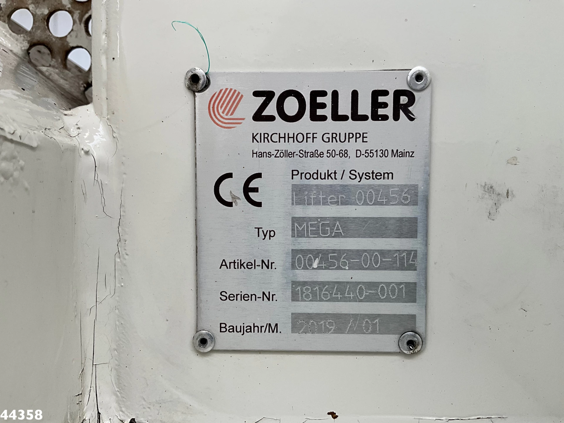 DAF FAG CF 300 Euro 6 Zoeller 20 m³ 2019 image 22