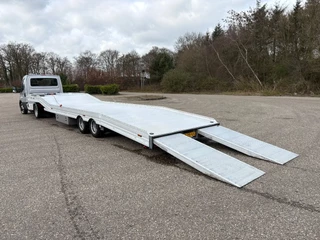 Iveco Daily 2015 - 40C17 Hi Matic - be oplegger ambulance auto transporter image 5