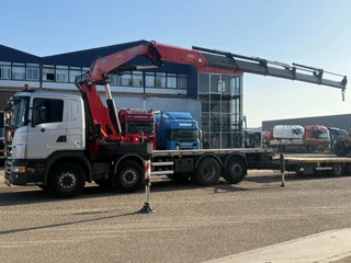 Scania G 2013 - G440 8X2 MET FASSI F5602.25 MET 2 AS AANHANGER image 7