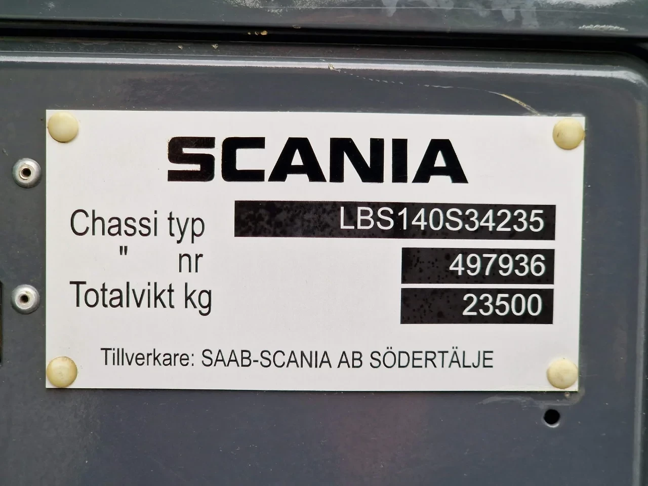 Scania LB140 V8 1976 - 350 HP 6x2 Oldtimer - Perfect shape - Private owned/No VAT obrázek 44