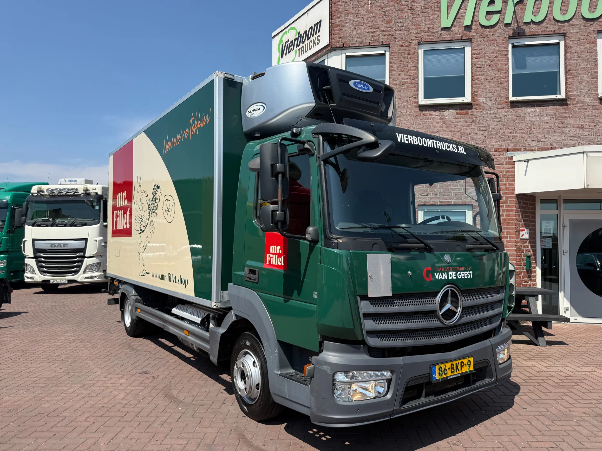 Mercedes-Benz Atego 2014 - Atego 816L Koel-Vries / Carrier Supra 750 / Laadklep afbeelding 1