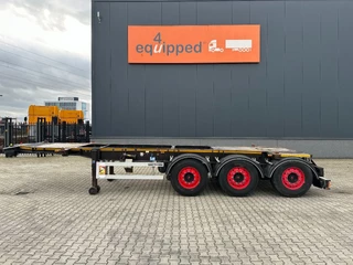 Burg N/A 2012 - 25X 20FT ADR (EX/II, EX/III, FL, AT) Chassis, Empty weight : 3.690kg, SAF INTRADISC, 2x Liftaxle, NL-chassis obrazek 2