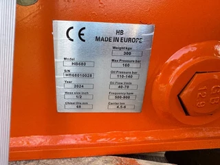 N/A N/A 2025 - HB 680 hammer 4.5/6 ton obrazek 5