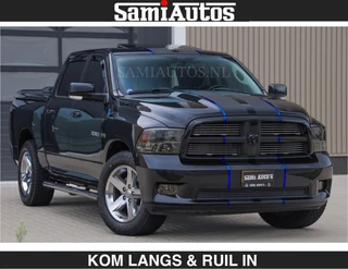 Dodge Ram Pick-Up 2011 - BLACK ON BLACK | 5.7 V8 HEMI | SPORT | STOER EN LEUKE RAM | DC | 4X4 | STRIPING zdjęcie 3 miniatura