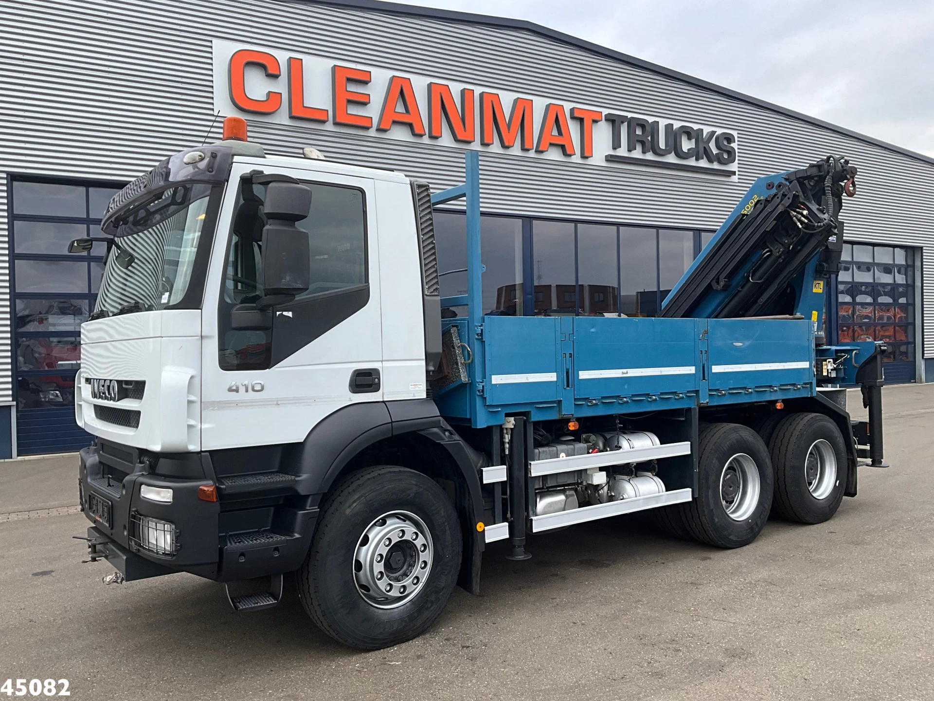 Iveco Trakker 2008 - 260T41 Euro 5 6x4 Full Steel Palfinger 36 Tm laadkraan Just 133.291 km! Bild 4
