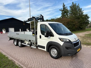 Peugeot Boxer 2015 - Clixtar open laadbak met kraan N1 te koop