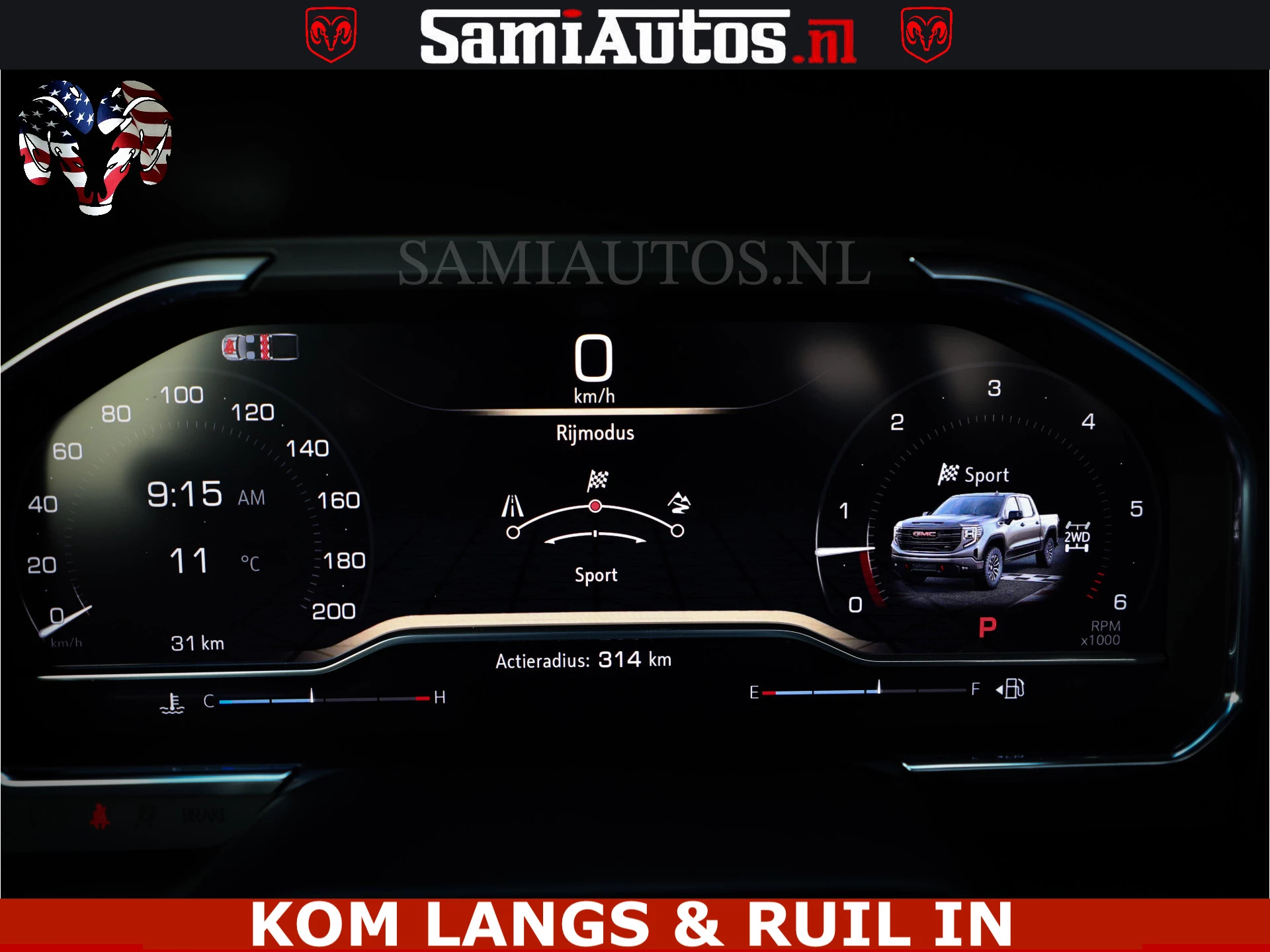 GMC Sierra 2024 - AT4 6.2 V8 4X4 | VIRTUAL COCKPIT | LPG | HUD | BOM VOL | DC | RAM DEALER NEDERLAND | afbeelding 12