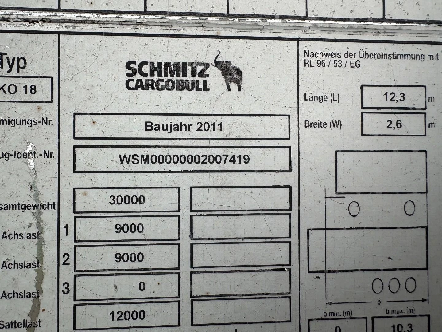 Schmitz Cargobull SKO18/LZG-11.60 EP45 COOL 2011 zdjęcie 11