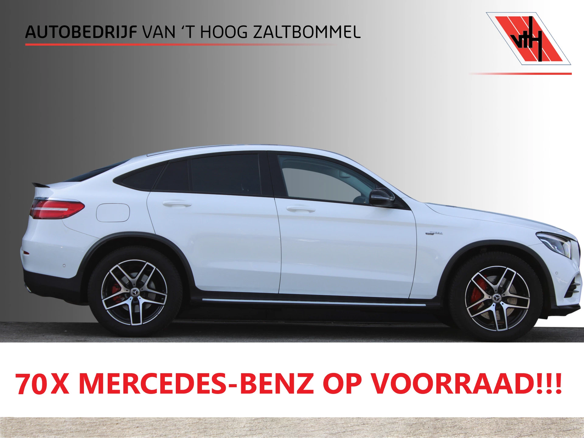 Mercedes-Benz GLC 2017 - Coupé 250 AUT9 4MATIC AMG LINE NIGHT PAKKET LEDER TREKHAAK afbeelding 1