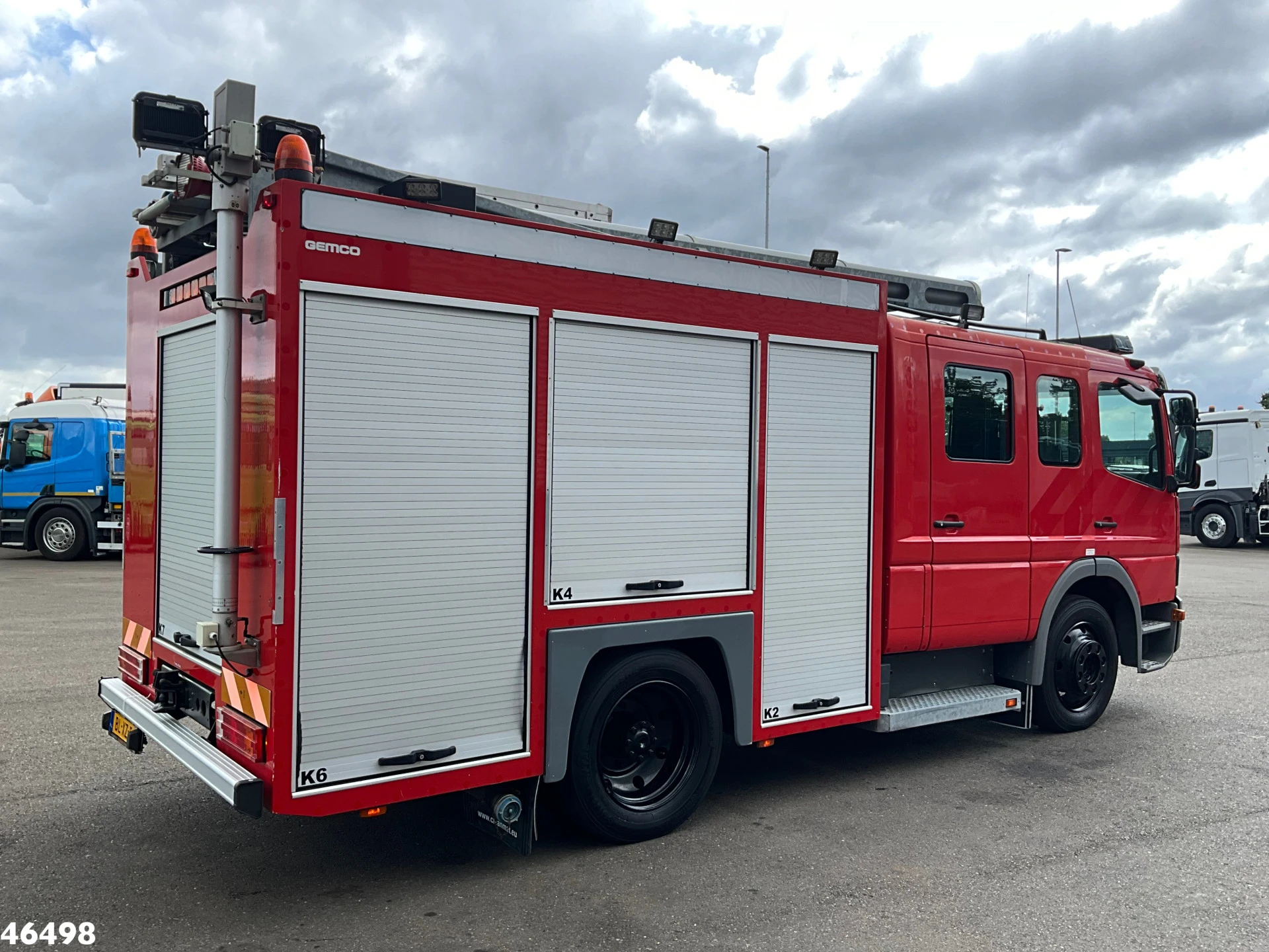 Mercedes-Benz Atego 2002 - 1425 Gemco Brandweer / materiaalwagen Just 76.486 km! afbeelding 7
