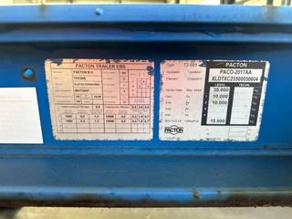 Pacton N/A 2005 - 20FT / BPW / ADR (EXII/ EXIII/FL/AT) / NL-CHASSIS obrazek 21