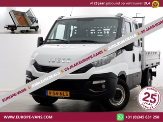 Iveco Daily 2018 - 35S14 316pk E6 L2H1 D.C. 3-Zijdige Kipper Airco/Trekhaak 3500kg 02-2018 te koop