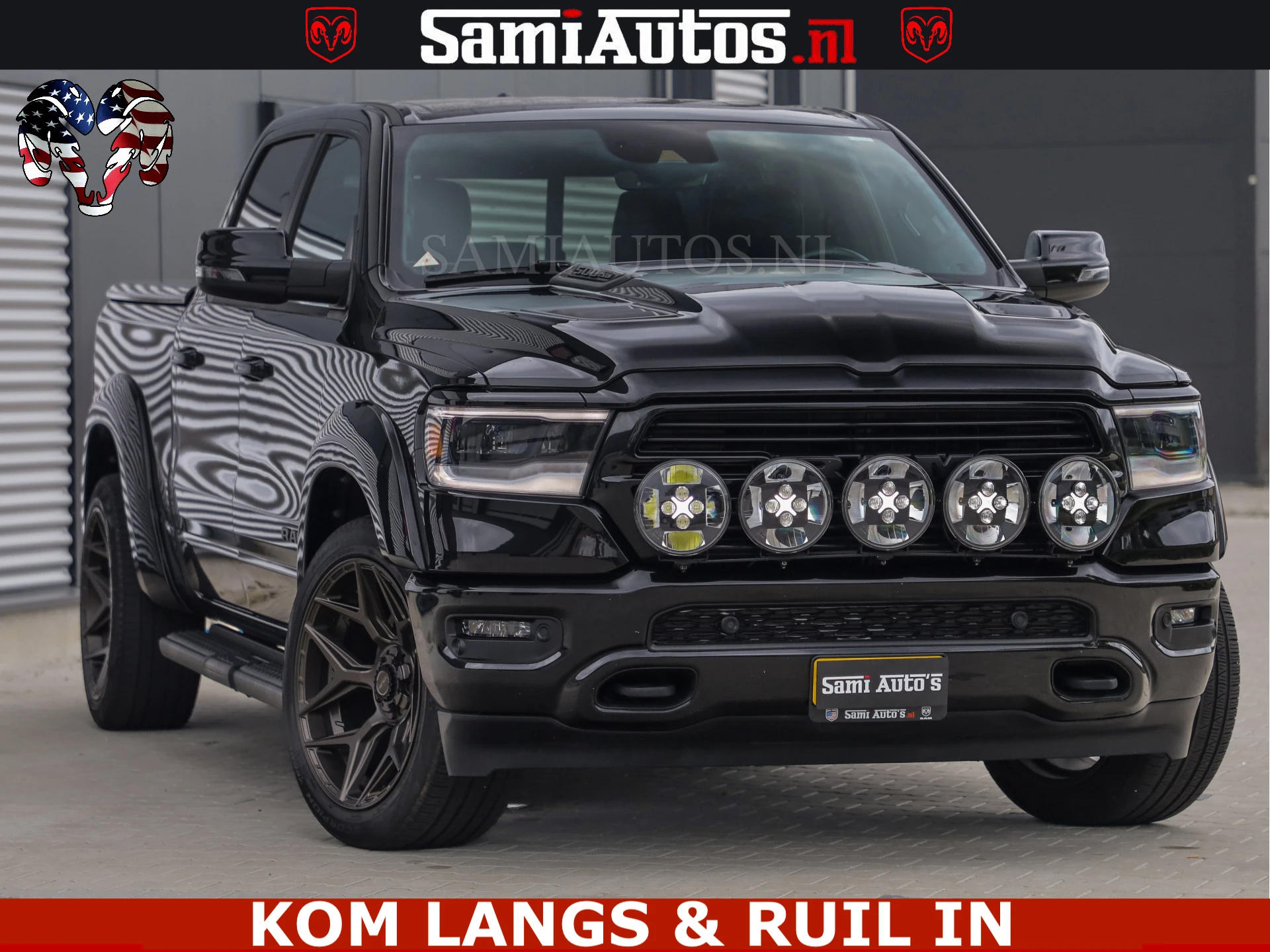 Dodge Ram Pick-Up 2023 - DE DONDER | 5.7 V8 HEMI | BRONZE BREDE WIELEN | WIDE BODY | OPEN UITLAAT KLEP | ZEER DIK | image 45