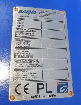 Daemo N/A 2021 - Alicon B300 Hammer/Breaker CW40 obrazek 8