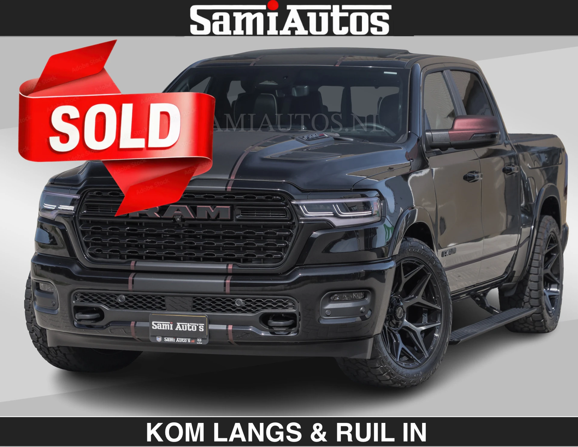 Dodge Ram Pick-Up 2024 - Limited 540 PK | HUD | €84950,- excl | LUCHTVERING | MASSAGE | PASSAGIERSSCHERM | De Meest Luxe en Volle in zijn Klasse | afbeelding 1