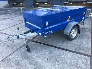 Stema N/A - Enkel as Dekselwagen - 750 kg - Blauw obrazek 6