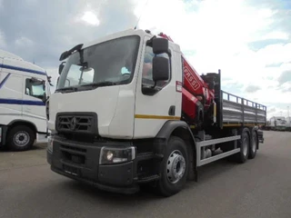Renault 320 6X4 + FASSI F245 DEMO UNUSED NL TRUCK