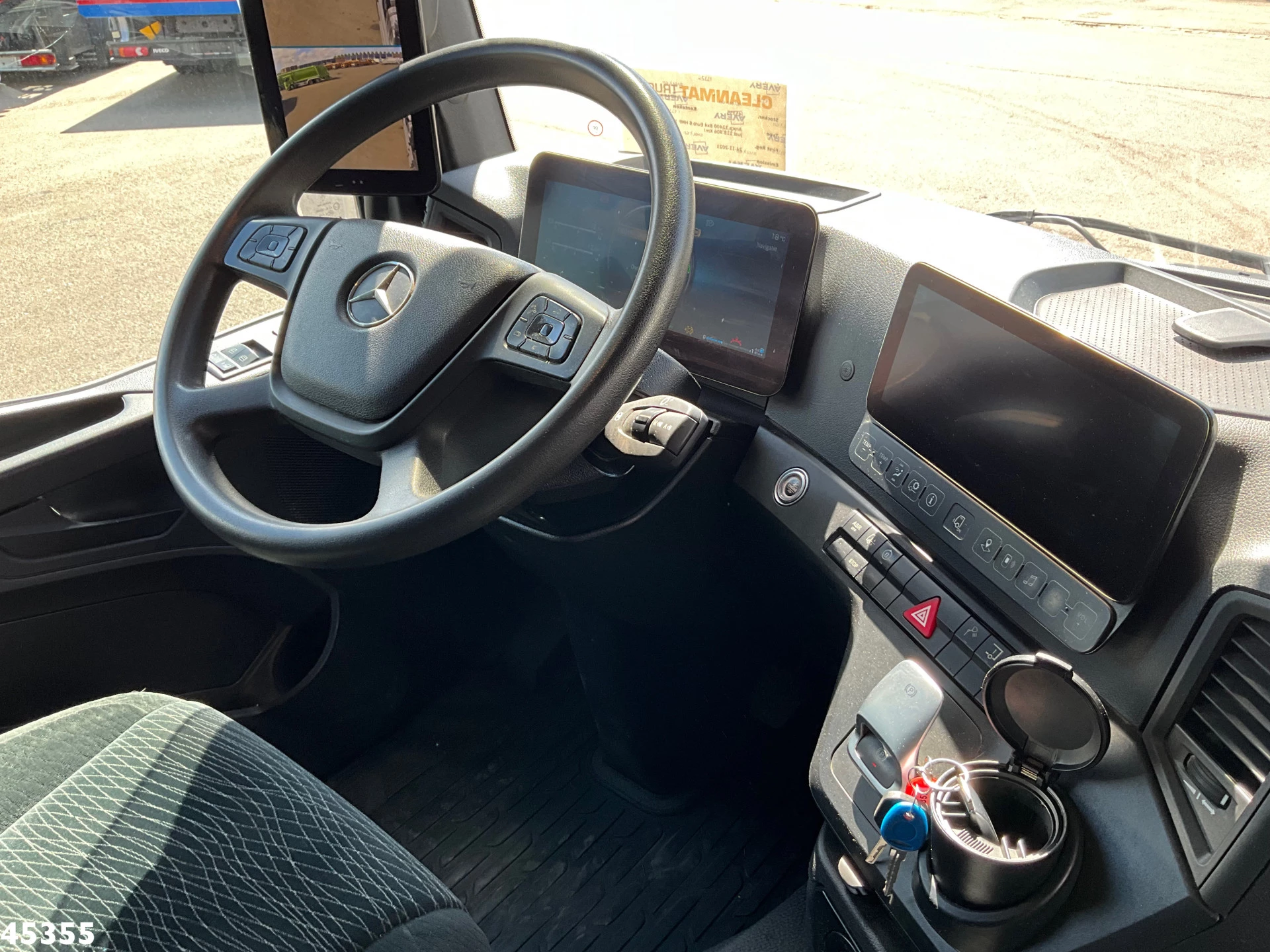 Mercedes-Benz Arocs 3540 8x4 Euro 6 Palfinger 19 Tonmeter laadkraan Just 119.021 Km! 2021 imagen 15