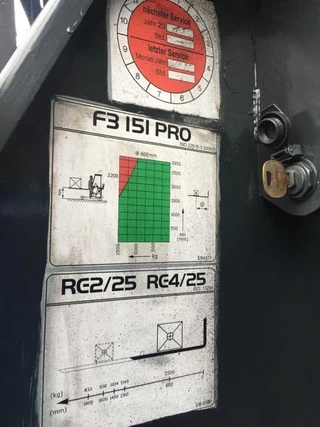 Palfinger N/A 2007 - Crayler F3151 Kooiaap / Meeneem heftruck Blauw obrazek 13