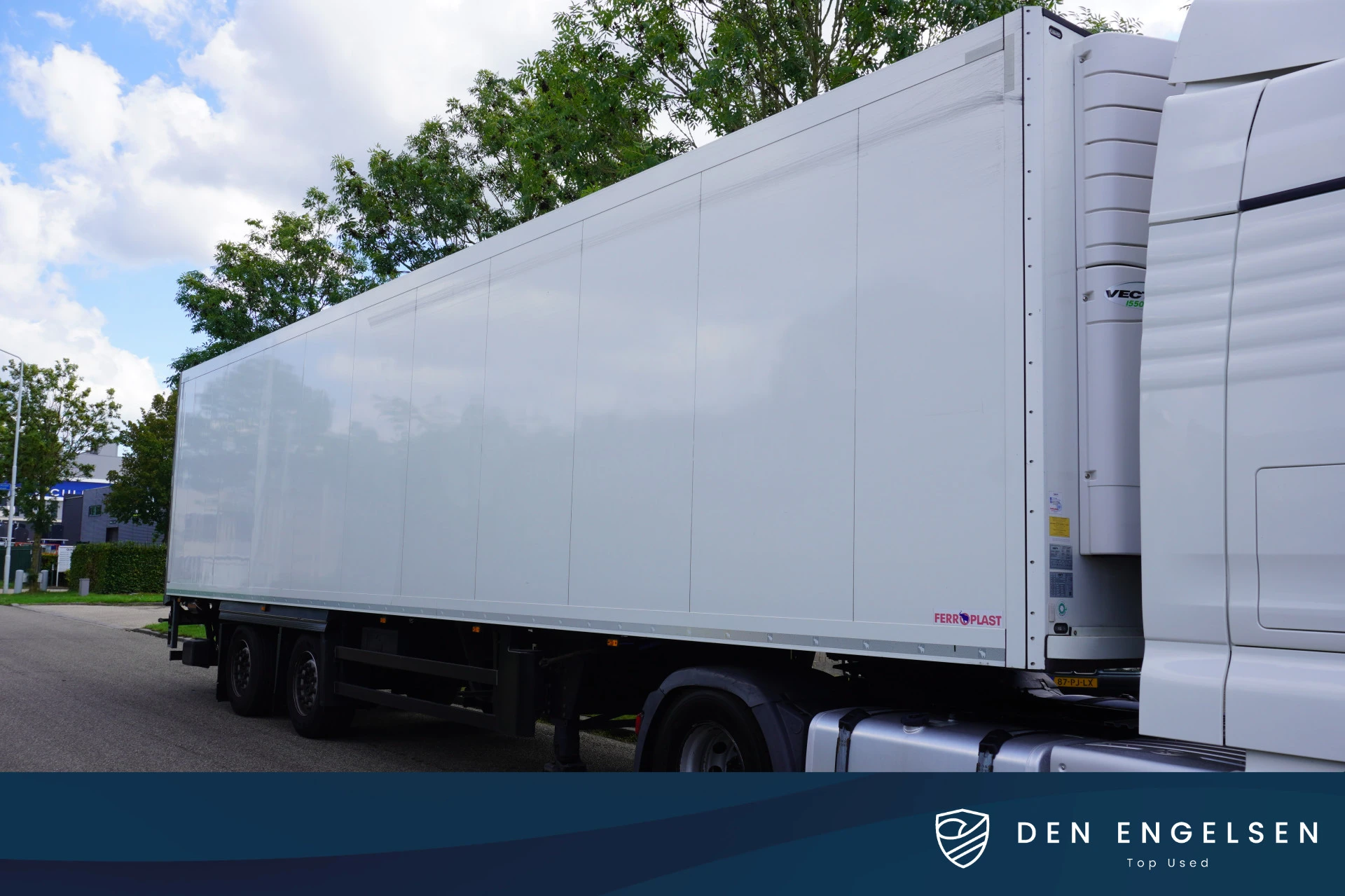 Schmitz Cargobull SCB S2 2020 - Koeltrailer Bloemenbreed Carrier Vector 1550 ROTOS assen Laadklep Bild 1
