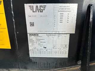 LAG N/A 2017 - 20FT/30FT ADR Chassis / BPW DRUM / ADR (EXII, EXII, FL, AT) / NL-Chassis / 10x available obrazek 25