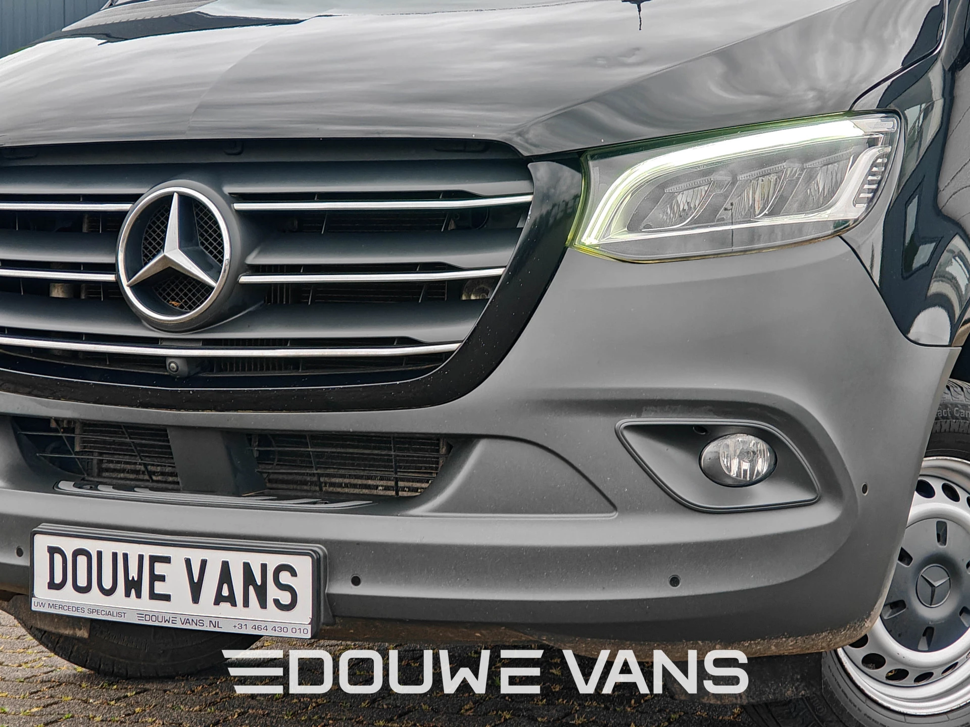 Mercedes-Benz Sprinter 2020 - L2H2 319 Automaat Zwart Trekhaak LED 360 Camera afbeelding 8